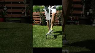 Manual Lawn Aerator lawn aerator shorts diy [upl. by Adolpho299]