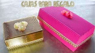 Cajas de regalo hechas con cartón │CandyBu [upl. by Emor]