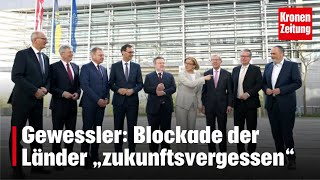 RenatuierungsStreit  Gewessler Blockade der Länder „zukunftsvergessen“  kronetv NEWS [upl. by Lilybel]