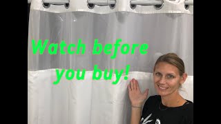 Hookless Shower Curtain Review [upl. by Lladnek]