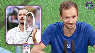 quotWhy tennis drives us crazyquot  Daniil Medvedev  QF Postmatch Press Conference  Wimbledon 2024 [upl. by Jaan]