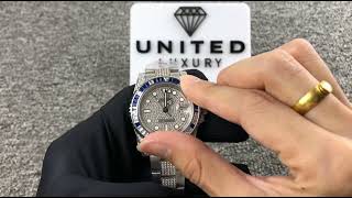 Rolex Gmt 3186 Clon Movement Diamond Dial 904L Reviews [upl. by Kirbie969]