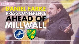 Nyland signs amp McLean back  Daniel Farke press conference ahead of Millwall  The Pink Un [upl. by Broddie672]