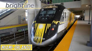 Riding Floridas BRANDNEW HighSpeed Train Service  Brightline  Miami  Orlando [upl. by Eleazar]