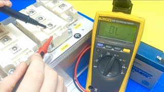 IGBT Testing Part 2  DMM Multimeter Test [upl. by Atiuqet]