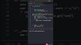 Build a CRUD API with Flask in 5 Minutes Quick Python Backend Tutorial p5 programming pyhton [upl. by Reifnnej505]