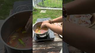 SINIGANG NA SALMON LutongQueenIna ilocanavlogger food filipinocuisine cooking lutongbahay [upl. by Bultman]