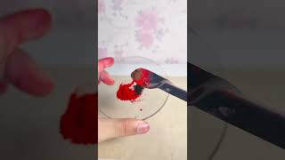 Making a red wine lipgloss 😮  lilaclove [upl. by Anairad]