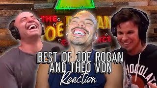 FIRST TIME REACTING TO  Best of Theo Von  The Joe Rogan Experience [upl. by Catlaina]