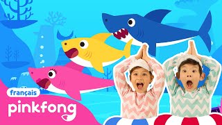 Baby Shark en français NONSTOP  Comptines  Bébé Requin Dou Dou  Pinkfong Chansons pour Enfants [upl. by Nyberg]