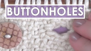 How to Knit a Buttonhole [upl. by Birkle590]