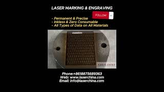 3D Pattern Laser Marking on Steel Molds lasermarkingcustomization machine [upl. by Haodnanehs]