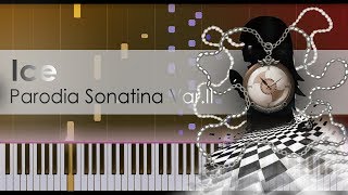 Deemo 30 Ice  Parodia Sonatina VarII Deemo Ver  Piano Synthesia  Sheet Music [upl. by Annadal]