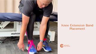 GLAD®  Knee Extension Band Placement [upl. by Goldia]