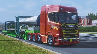 Longest Trailer Vs Full Power Upgraded Truck  Truckers Of Europe 3  Mobile Gameplay  Android Ios [upl. by Ahseka]