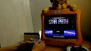 Gaming on CRT  Switch  Super Star Path  Pooh CRT TV 240p Composite [upl. by Dnaltroc]