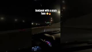 Scatpack with a nasty tune spitting flames 😳🔥 392durango hellcat srt viral funny scatpack [upl. by Mackie]