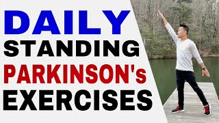 Standing Parkinson’s Strength and Balance Exercises for Gait [upl. by Dnomaj]