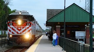 Metra 99 F59PH amp BCOL 4649 At Prospect Heights  10316 [upl. by Neyuh]