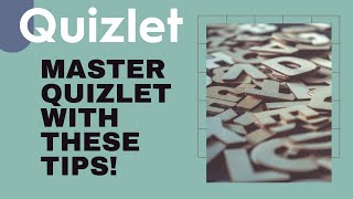 Advanced Tips For Using Quizlet QUIZLET [upl. by Rednael]