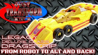 JUST TRANSFORM IT Legacy Deluxe Dragstrip [upl. by Rosenkranz]