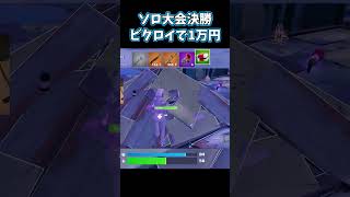 ソロ大会決勝で勝てば賞金！果たして結果は？【フォートナイトFORTNITE】 [upl. by Augie355]