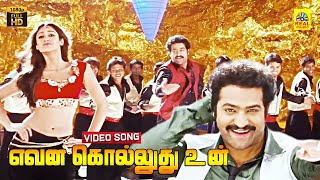 Evana Kolludhu Un Angam Tamil Dubbed Video Song  Jr NTR  Ileana  Mani Sharma  Full HD [upl. by Alioz]