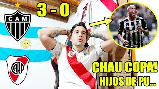 Atlético Mineiro 3 vs River 0 😡 Reacción de un Hincha de RIVER RE CALIENTE 😡 Copa Libertadores [upl. by Alasteir]