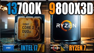 9800X3D vs 13700K Benchmarks  Gaming Benchmarks  Applications Tests [upl. by Acina]