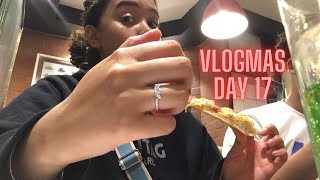 VLOGMAS DAY 17  he got me a ring [upl. by Silvano844]