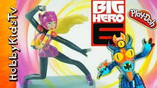 Baymax  The Silly Guy Hero GoGo Tomago  Honey Lemon by HobbyKidsTV [upl. by Htaras]