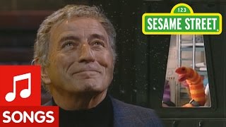 Sesame Street Slimey to the Moon with Tony Bennett [upl. by Anehsat]