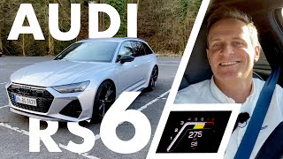 Audi RS6 Avant  Test auf Autobahn und Heimstrecke  Matthias Malmedie [upl. by Einehpets]