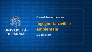 Corso di laurea in Ingegneria civile e ambientale  aa 202425 [upl. by Ilse]