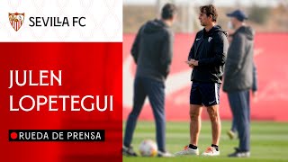 🗣🎙 Rueda de prensa de Julen Lopetegui sobre el partido CA Osasuna vs Sevilla FC 🚨 [upl. by Eissolf]