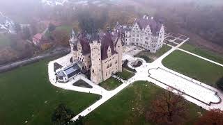 Zamek Moszna z drona  aerial video [upl. by Dobson]