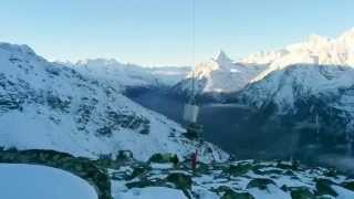 Installation of an Automatic Inclinometer System in the Breithorn landslide area [upl. by Adaline]