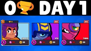 I made a quot0 Trophyquot account  22 Free Brawlers [upl. by Vicky]