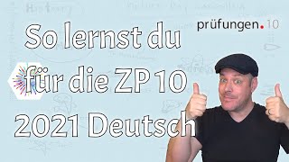 ZP 10 2021 Deutsch  So lernst du am besten dafür [upl. by Ddene]