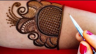 Easy Bridal Mehandi Designs for Full Hands Latest Rajasthani Bridal Mehndi Marwari Dulhan Mehndi [upl. by Amlev186]