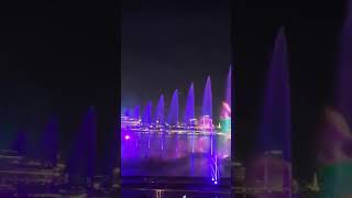 WATER SHOW MARINA BAY SAND SINGAPORE EMELYN MONTERA CHANNEL [upl. by Nibur395]