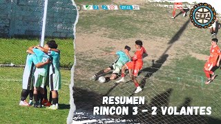 Rincón del Atuel 3  2 Volantes Unidos Malargüe Resumen Fecha 3  zona 6 Cuyo  TRFA 202425 [upl. by Thebault]