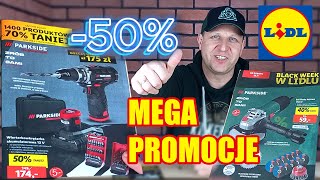 Mega Promocje w LIDLU 50 Parkside na BLACK WEEK lidl parkside blackfriday blackweek [upl. by Aurlie739]