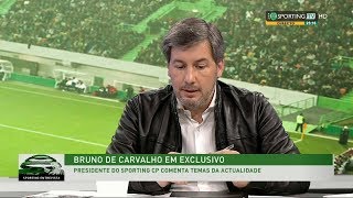 Bruno de Carvalho Entrevista à Sporting COMPLETA TV 05 Setembro 2017 [upl. by Redman374]