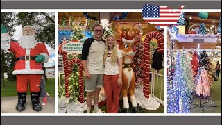 USA Honeymoon Road Trip  Exploring The Worlds Largest Christmas Shop 🎄 [upl. by Desireah]