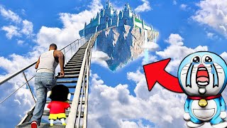 Franklin amp Shin Chan Found a Secret Stairway to Heaven to Found God in GTA 5 [upl. by Moyna845]