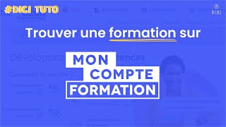 COMMENT TROUVER UNE FORMATION CPF  Moncompteformation [upl. by Diamond883]