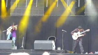 Rodrigo y Gabriela  Tamacun amp final song live  Rock Werchter 2009 [upl. by Marlee]