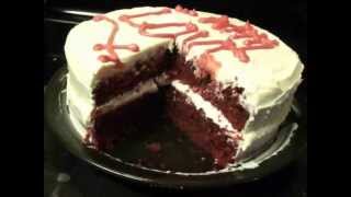 Cooking With The Twins Red Velvet Cake Thanks DivasCanCook [upl. by Yelkao]