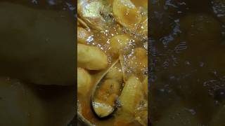 Hilsha Fish with Eddoes eddoes hilsha food subscribe subscribeformore cooking bangladeshifish [upl. by Aniled]